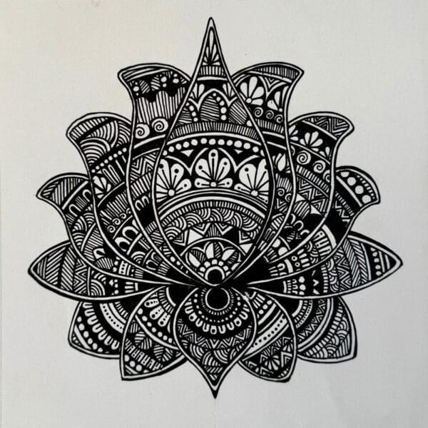 Indian Zentangle Wall Art